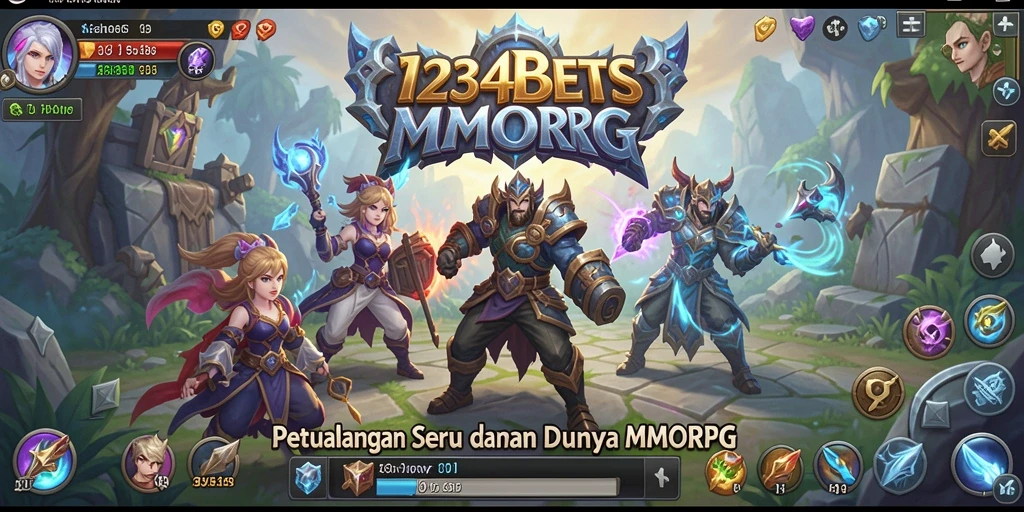 Tampilan gameplay seru dalam 1234BETS dengan aksi mendebarkan.