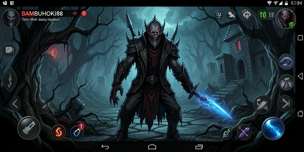 Gameplay menakutkan di dalam hutan terlarang.
