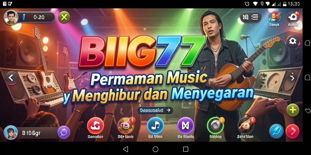 Tampilkan gameplay menarik dari BIG77 dengan musik yang mendebarkan.