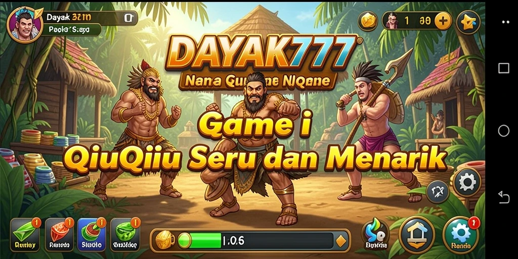 Tampilan gameplay QiuQiu yang seru dan menarik di DAYAK777.