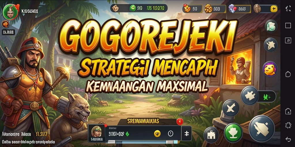 Screenshot permainan GOGOREJEKI menampilkan aksi strategi yang mendebarkan.