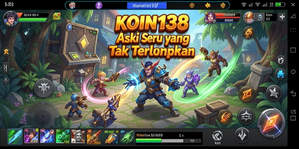 Tampilan gameplay KOIN138 yang penuh aksi dan mendebarkan.