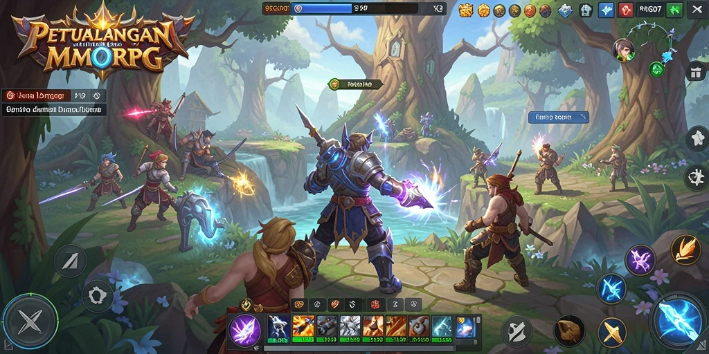 Tampilan gameplay seru dalam PRG007 dengan pertarungan yang memukau.