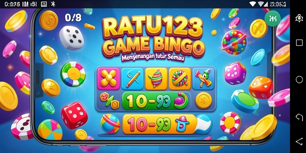 Screenshot utama RATU123 yang menunjukkan gameplay Bingo yang seru.