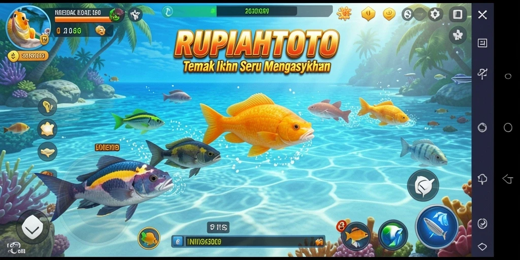 Tampilan gameplay RUPIAHTOTO yang penuh aksi Tembak Ikan.