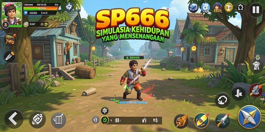 Menampilkan gameplay menarik dari SP666 dalam simulasi kehidupan.